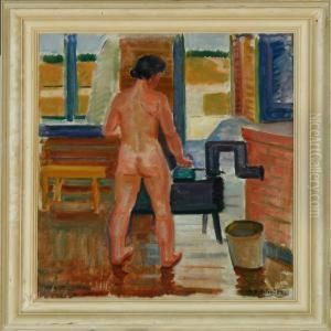 Woman Seen From The Back