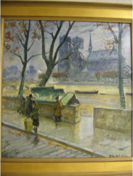 Bookinists At Notre-dame - view 1