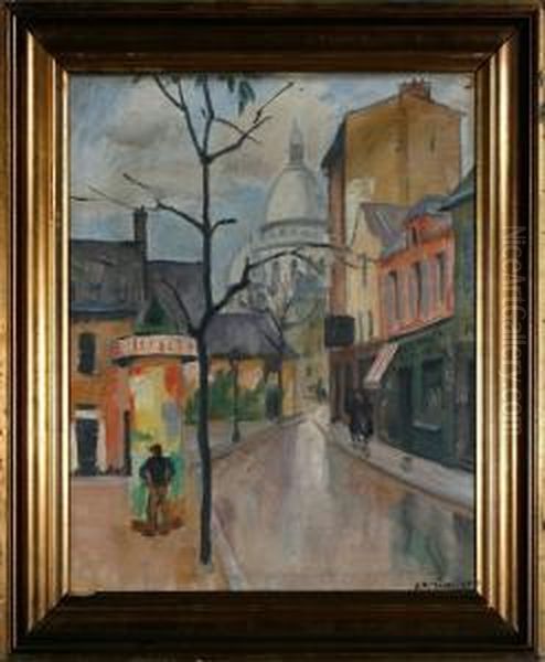 Two Street Scenes, Paris - view 1