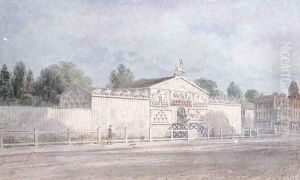 Exterior view of Astley's Amphitheatre, 1777