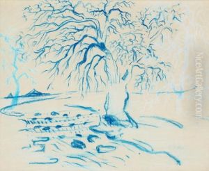 Tree By Watercourse Tree By Watercourse