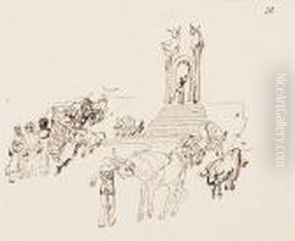 Temple With Bulls - view 1