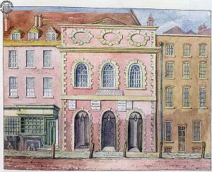 King's Theatre, Haymarket, 1783 by William Capon