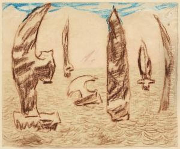 Stone-ax Forms In The Water - view 1
