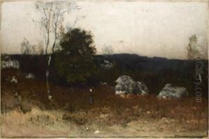 Femme Dans Un Paysage by Carl Fredrik Hill