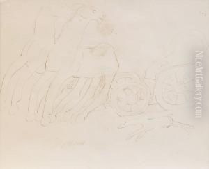 Hastdroska Och Hund by Carl Fredrik Hill
