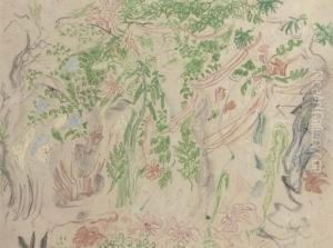 Exotisk Landskap I (exotic Landscape I) by Carl Fredrik Hill