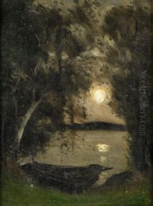 Mansken Over Sjon by Carl Fredrik Hill