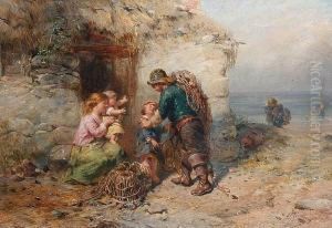 The Fisherman's Return by James John Hill