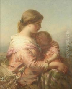 Motherly Affection by James John Hill