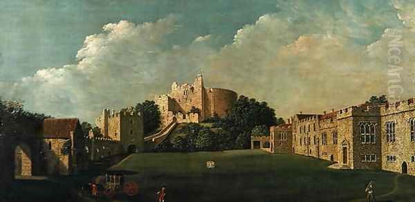 Arundel Castle Keep and Quadrangle, c.1770 - view 1