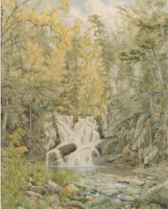 Waterfall by John William Hill