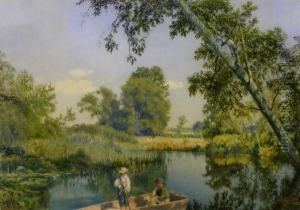 Gone Fishing by John William Hill