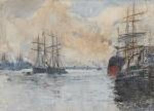Liverpool Docks by Rowland Henry Hill