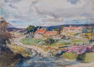 The Chequers Inn - Near Osmotherly by Rowland Henry Hill