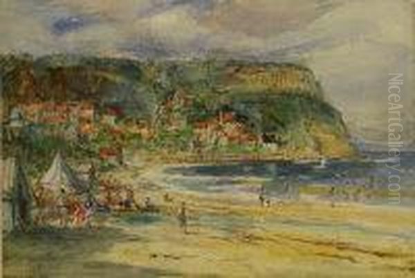 Beach Tents At Runswick Bay - view 1