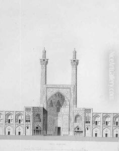 Main Gate of Mesdjid-i-Shah, Isfahan, from Modern Monuments of Persia