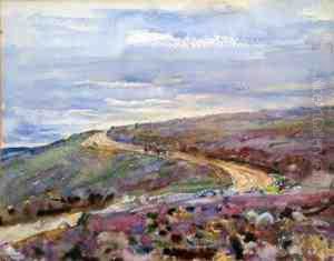 Moorland Track by Rowland Henry Hill