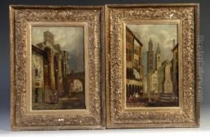 Two Early 19c Italian Streets