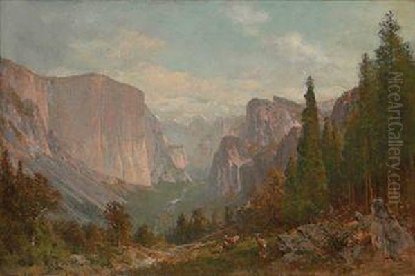 Landscape With Deer - view 1