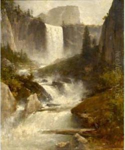 Vernal Falls by Thomas Hill