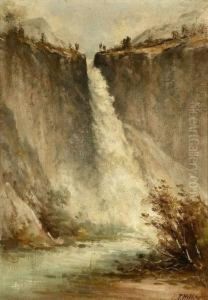 Yosemite Falls by Thomas Hill