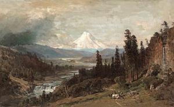 An Expansive Landscape With Mt. Hood Beyond - view 1