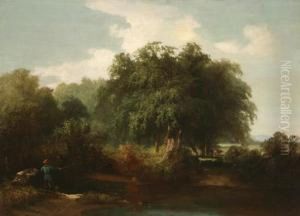 A New Hampshire Landscape by Thomas Hill