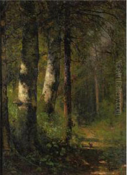 Squirrels In The Woods - view 1