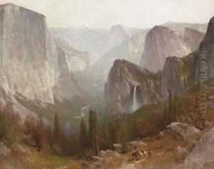 A View Of Yosemite by Thomas Hill