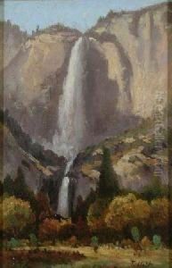 Yosemite Falls by Thomas Hill