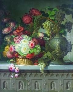 Still Life With Flowers And Fruit Still Life With Flowers And Fruit