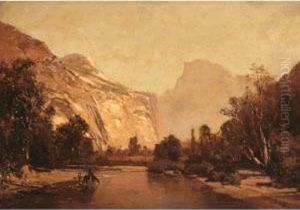 Royal Arches And Domes, Yosemite Valley by Thomas Hill
