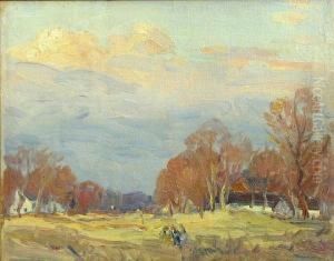 Autumn Landscape by Georges Hillaireau