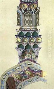 Detail from the Cupola of the Pavilion of Eight Paradises