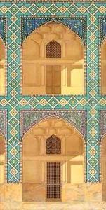 Detail of the Courtyard Arcades in the Medrese i Shah Hussein Isfahan