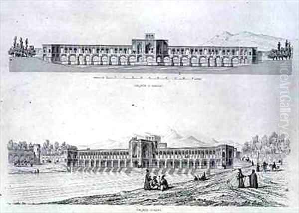 Hassan Beg Bridge on the Zeineroud in Isfahan - view 1