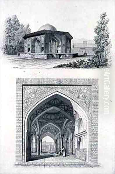 Kiosque in the Golestan Qajar Palace Kasr l Kadjar in Teheran - view 1