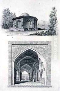 Kiosque in the Golestan Qajar Palace Kasr l Kadjar in Teheran