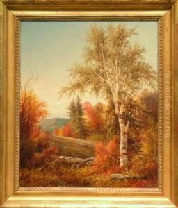 Autumn Landscape by William Henry Hilliard