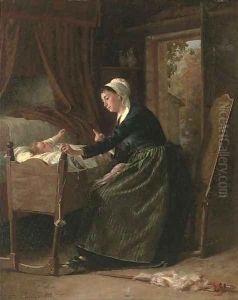 Mother knows best by Pierre Jean Edmond Castan