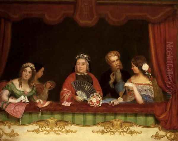 Private Box, Drury Lane, 1837 - view 1