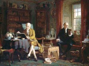 In the Library by John Watkins Chapman