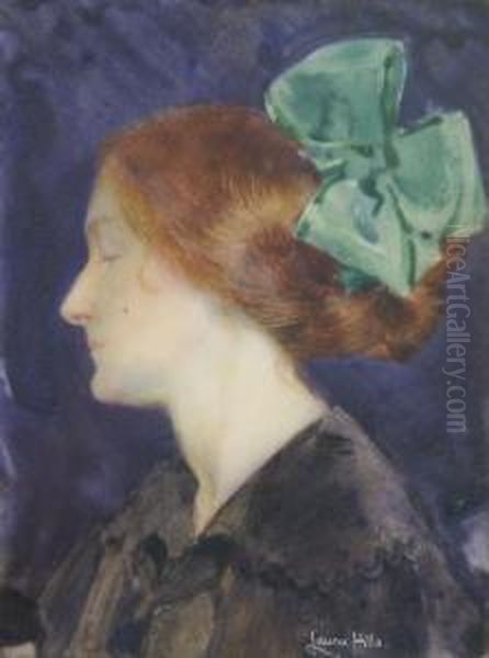 Portrait Miniature Of Charlotte Spaulding Albright - view 1