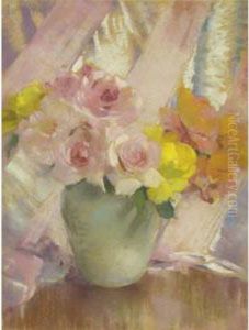 Pink Roses by Laura Coombs Hills