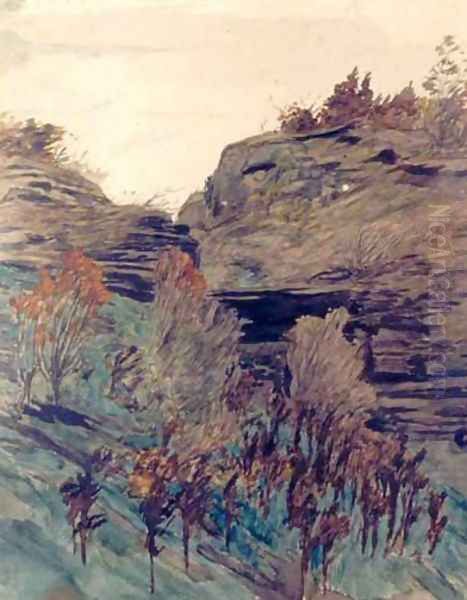 Autumn Ravine in Podole - view 1