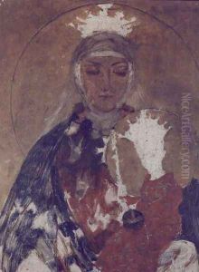 Madonna and Child by Adam Chmielowski