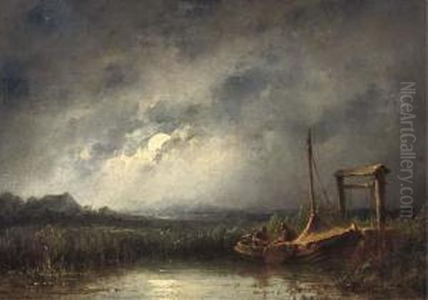 Fishing By Moonlight - view 1