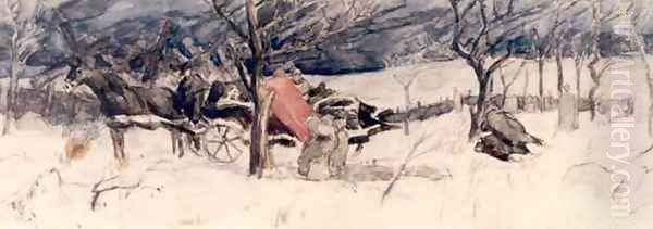 Study for the Funeral of a Suicide - view 1
