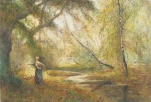 Gathering Wood by Fred Hines